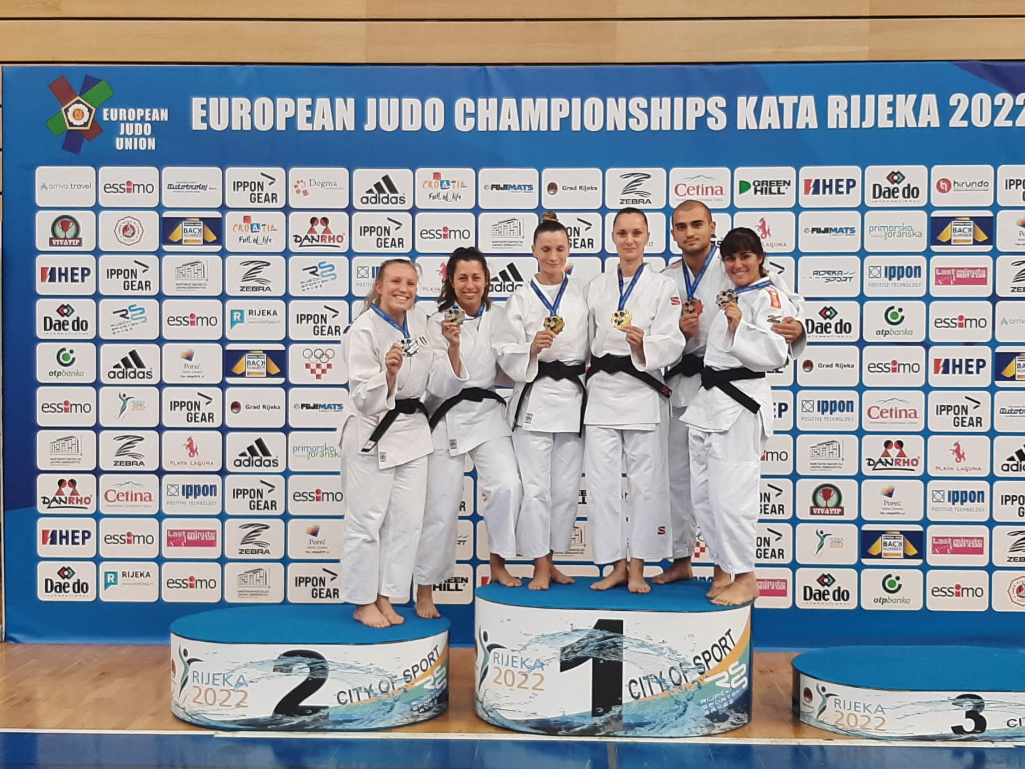 Bugo e Bruni Cerchier - Argento Campionato Europeo judo kata